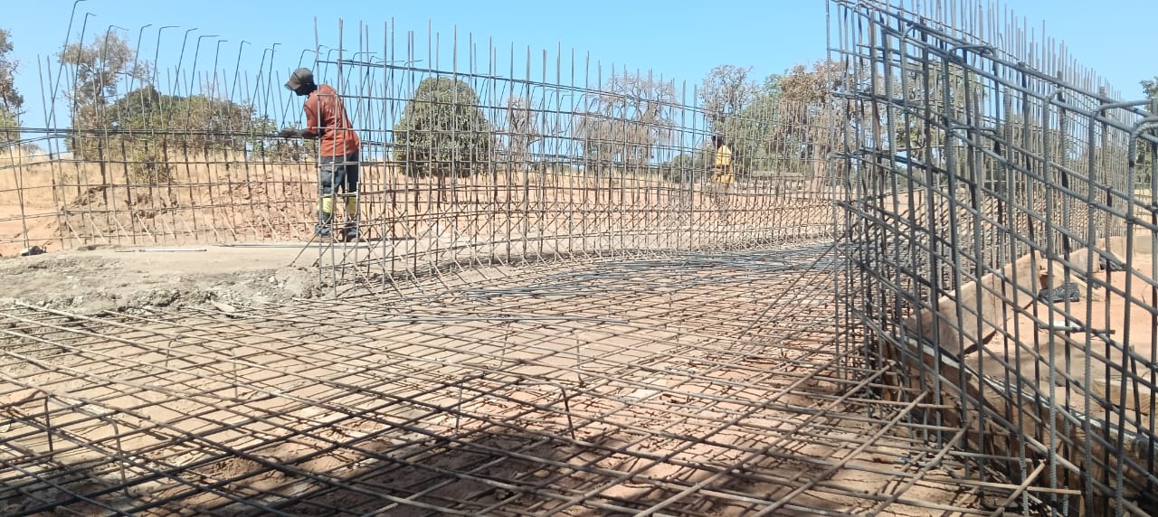 Chantier de construction mene par MOHA COM SARL au Mali
