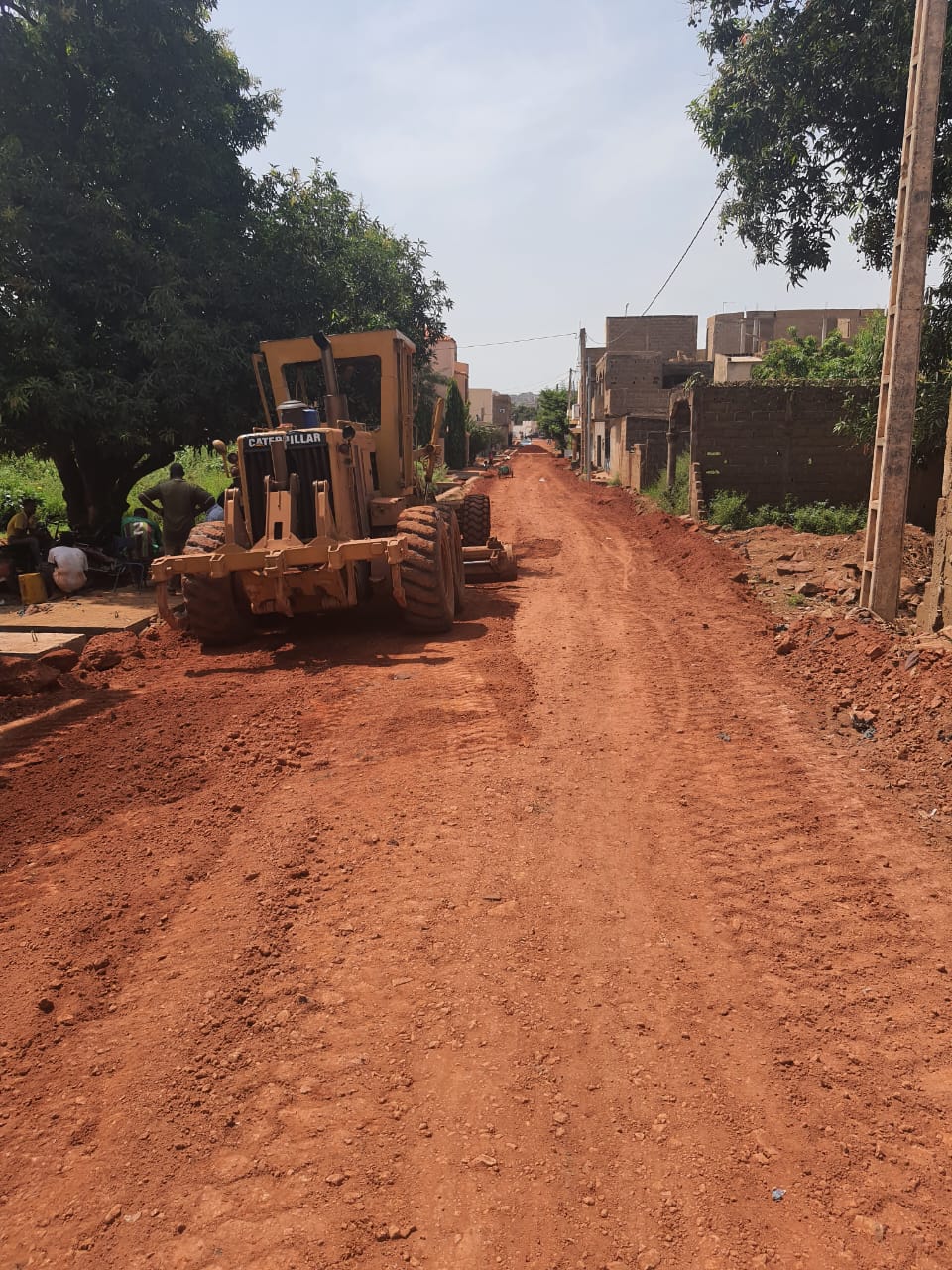 Travaux de voirie et de terrassement menés par MOHA COM SARL